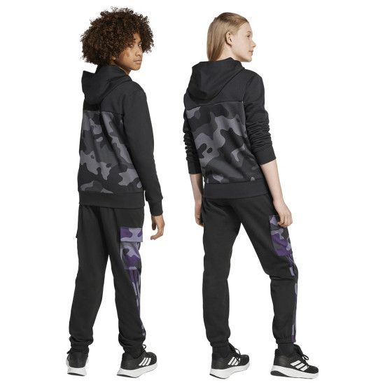 Adidas Παιδικό παντελόνι φόρμας Seasonal Essentials Camo French Terry Cargo Pants